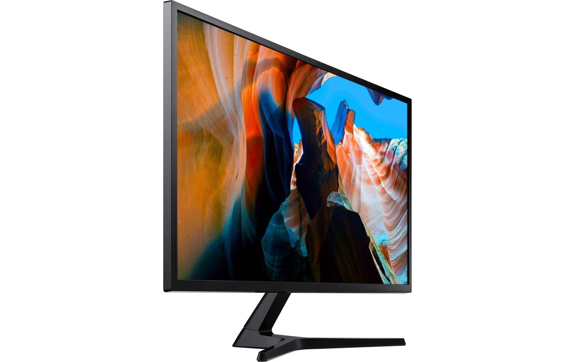 Samsung U32J590U – Monitor, 31,5" 3840 × 2160 (UHD 4K), VA, 60 Hz, 270 cd/m², FreeSync, VESA 100 × 100, Grau