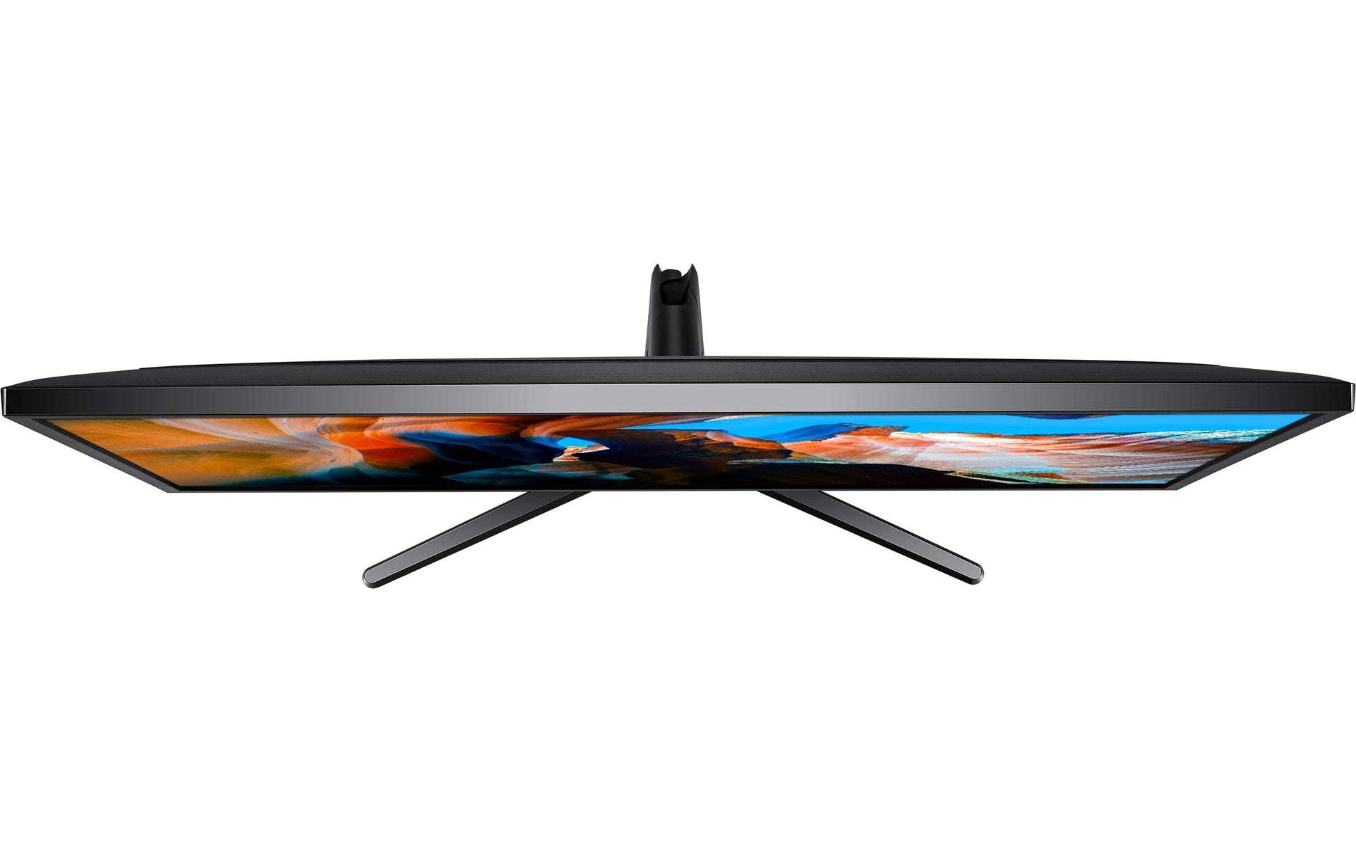Samsung U32J590U – Monitor, 31,5" 3840 × 2160 (UHD 4K), VA, 60 Hz, 270 cd/m², FreeSync, VESA 100 × 100, Grau