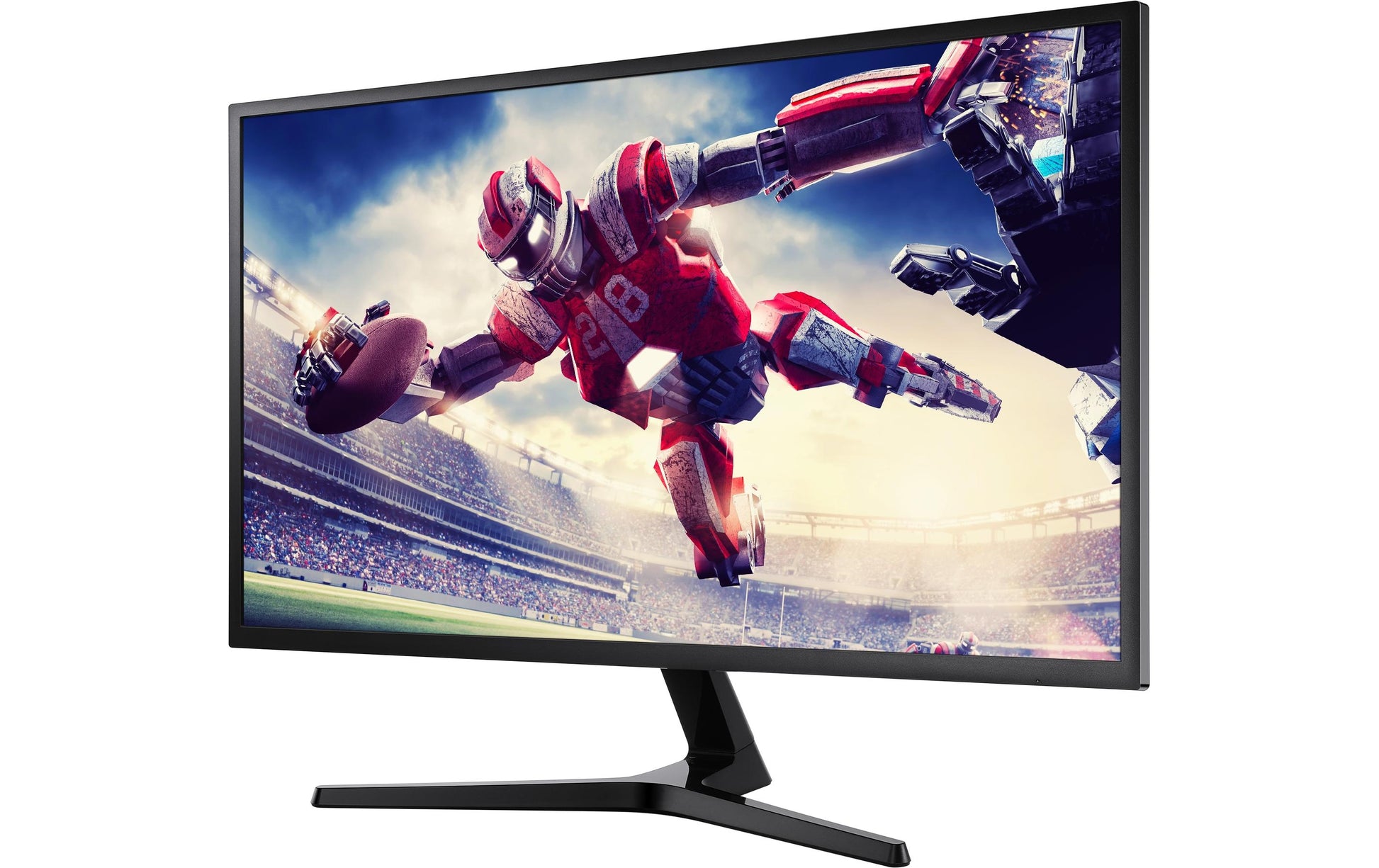 Samsung U32J590U – Monitor, 31,5" 3840 × 2160 (UHD 4K), VA, 60 Hz, 270 cd/m², FreeSync, VESA 100 × 100, Grau