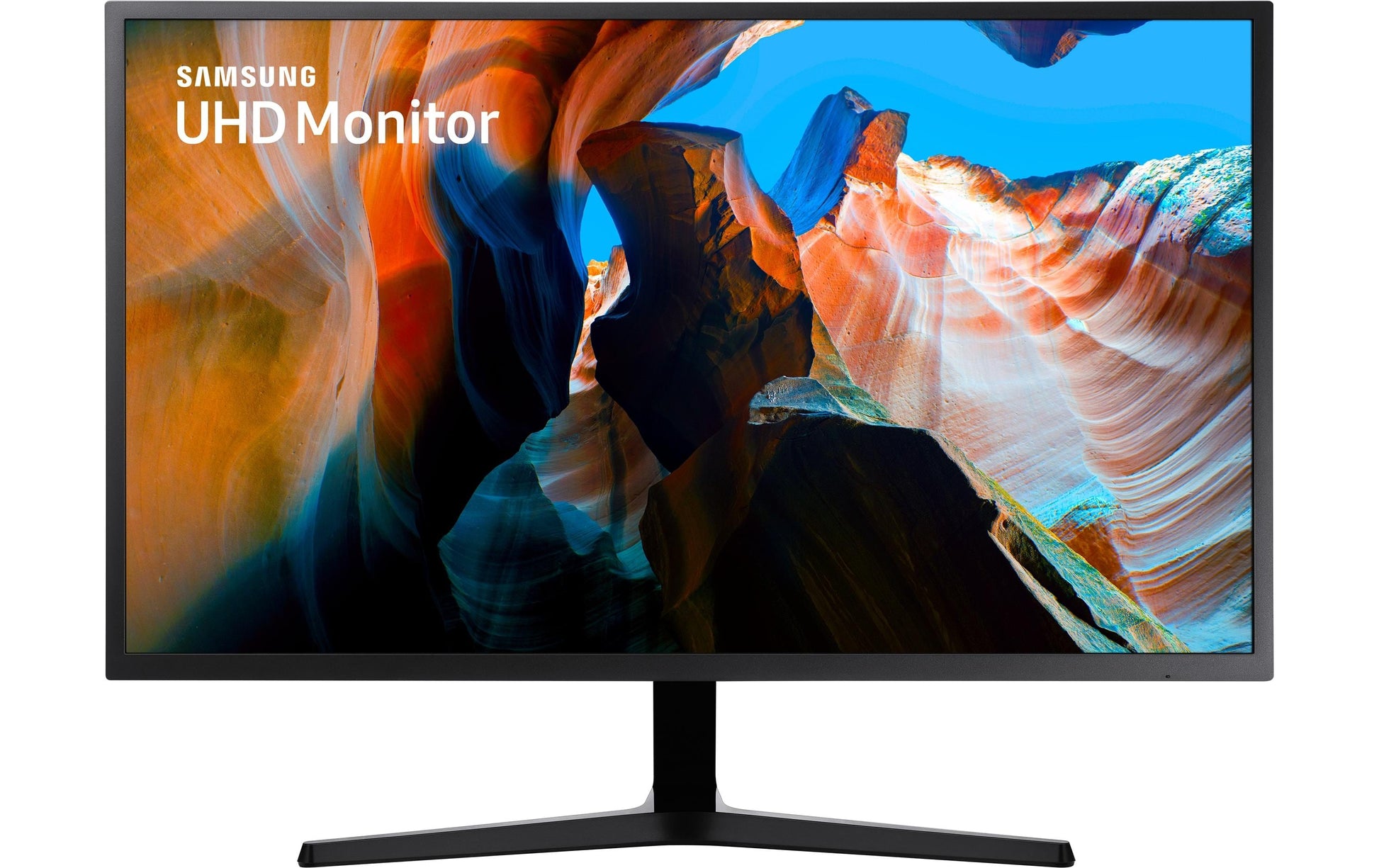 Samsung U32J590U – Monitor, 31,5" 3840 × 2160 (UHD 4K), VA, 60 Hz, 270 cd/m², FreeSync, VESA 100 × 100, Grau