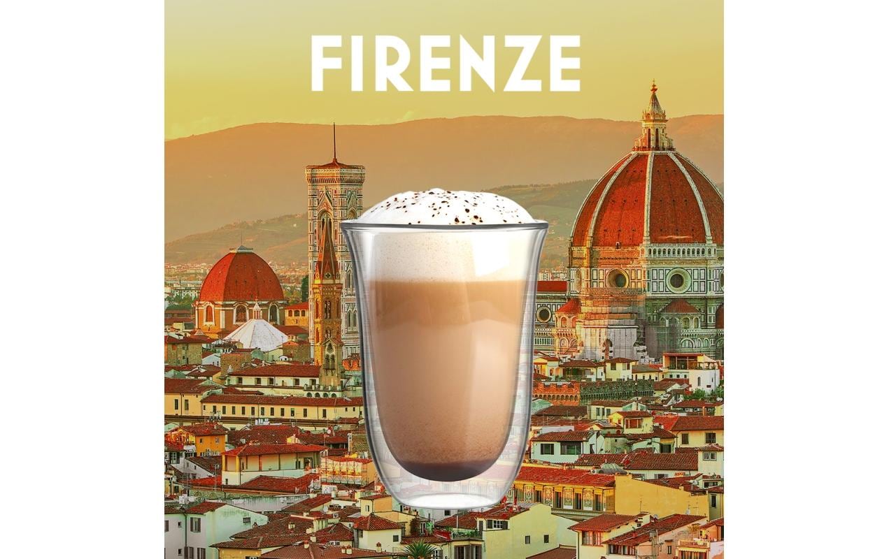 Bialetti Latte Macchiato Becher – 2er Set, 300 ml, Borosilikatglas, Transparent, doppelwandig, spülmaschinenfest