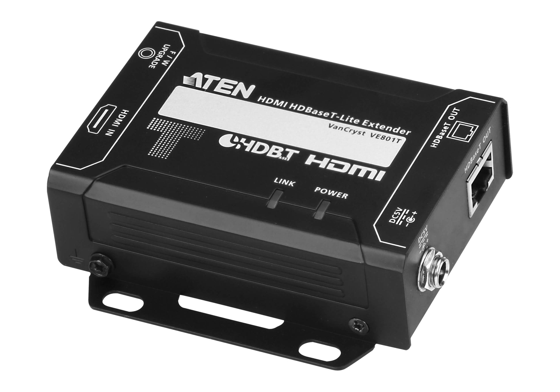 ATEN VE801T – HDMI Sender, HDBaseT-Lite über Cat5e/Cat6/6a, 4K@30 Hz, 70 m, HDCP, für VE801R