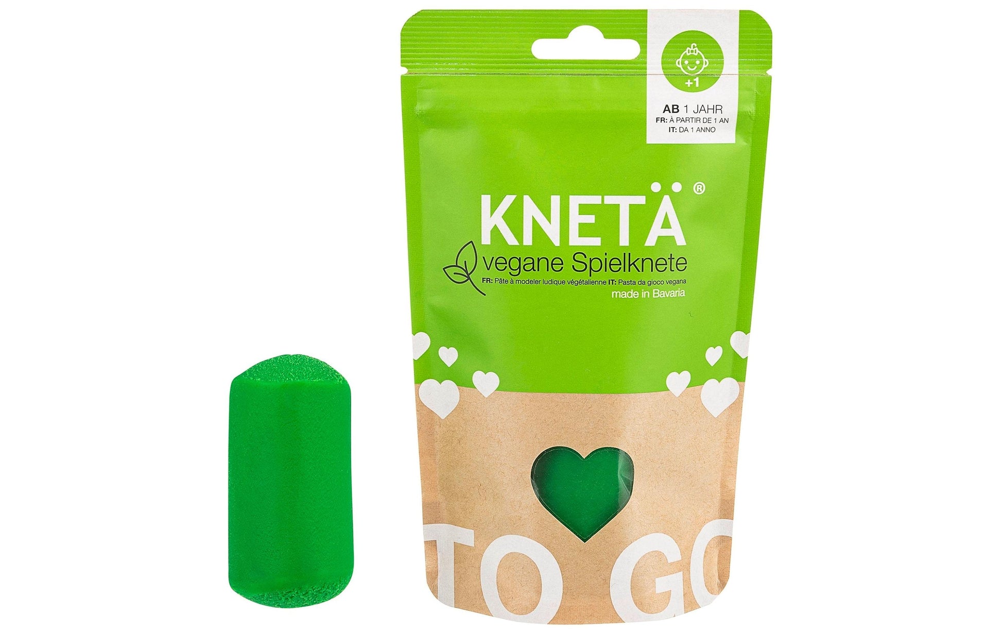 KNETÄ Knetmasse, Grün, 100 g, 1 Stk., FSC