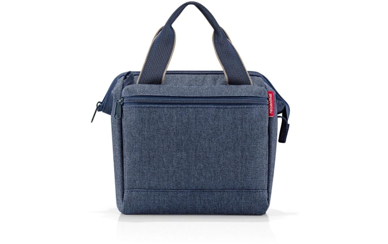 Reisenthel Umhängetasche Allrounder Cross – 4 l, Polyester, Herringbone Dunkelblau