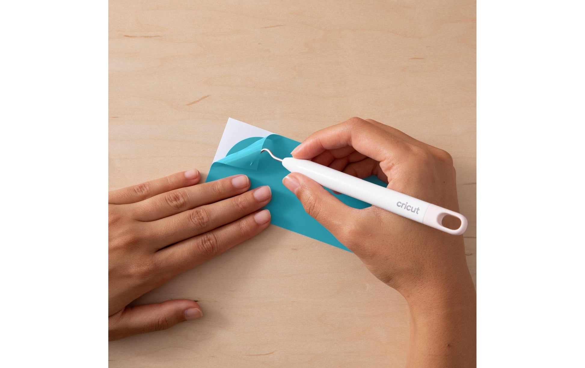 Cricut Glänzende Vinylfolie, selbstklebend – türkis/violett – 30 × 60 cm – für Cricut Schneideplotter