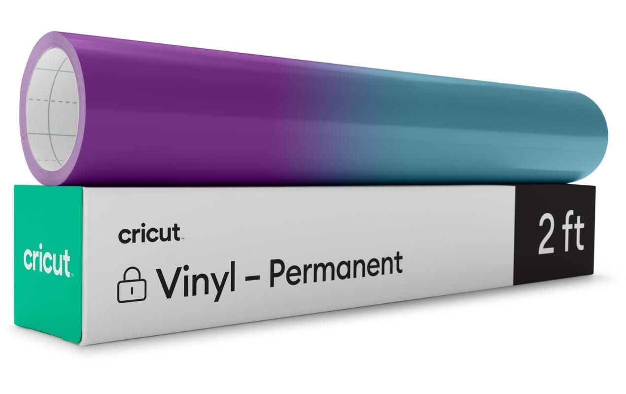 Cricut Vinylfolie – Violett/Türkis – 30 × 60 cm – für Cricut Schneideplotter