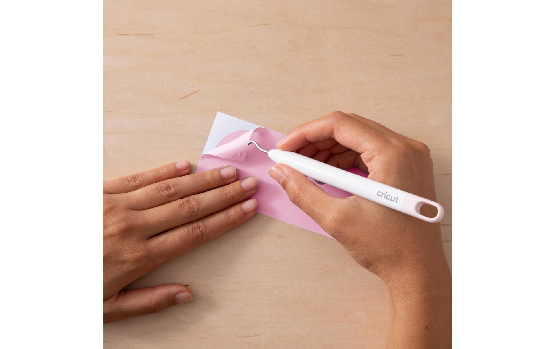 Cricut Selbstklebende Vinylfolie, glänzend – hellrosa/magenta – 30 × 60 cm – für Cricut Schneideplotter