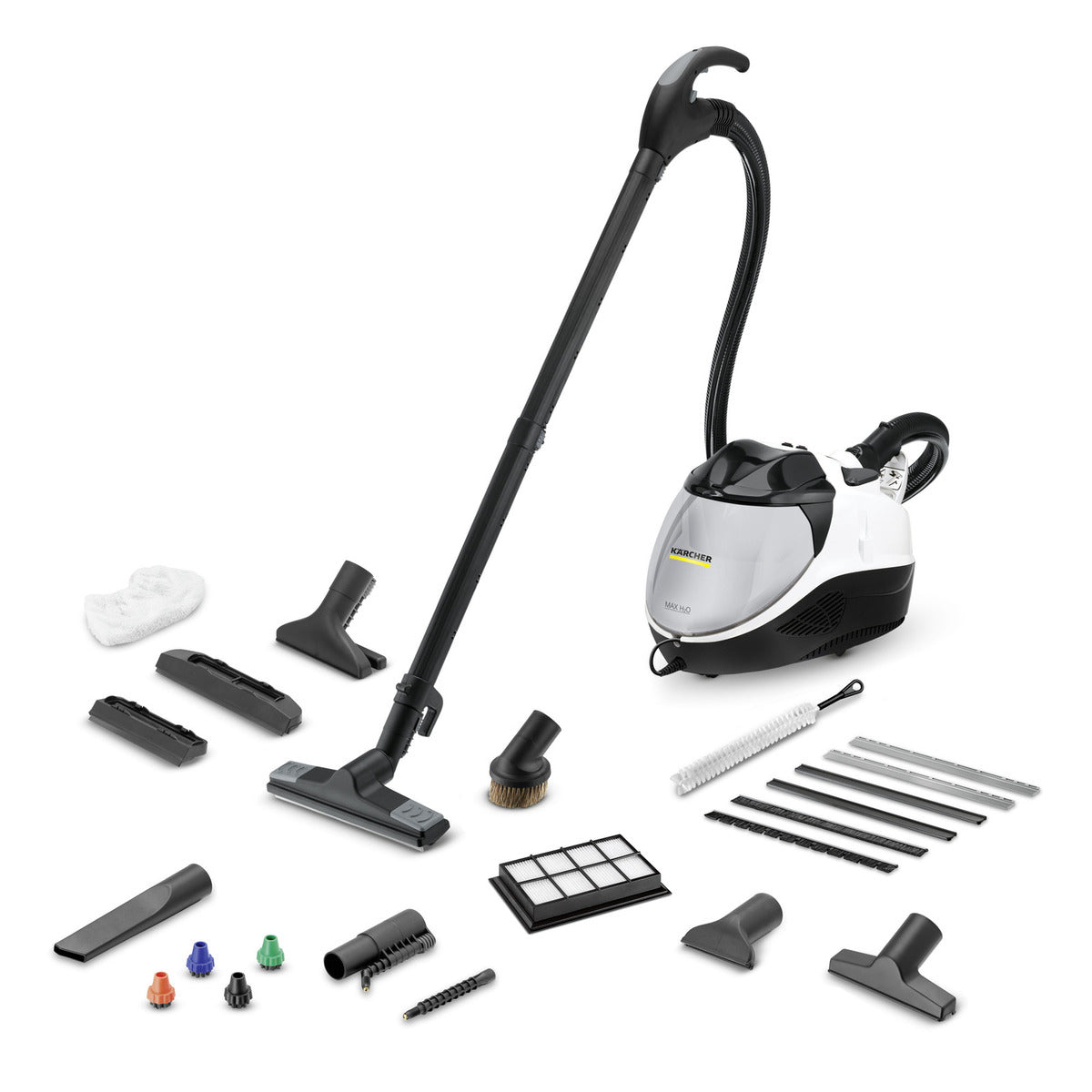 Kärcher Dampfreiniger – 450 ml, weiss, für alle Böden
