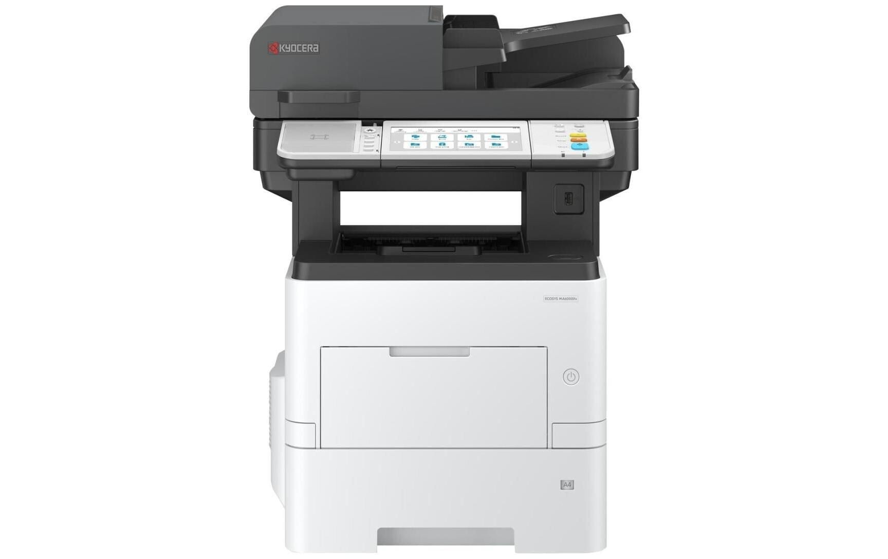 Kyocera MA6000ifx – S/W Laser-MFP A4, 4-in-1 – USB – Duplex, Duplex-ADF – 60 ppm S/W