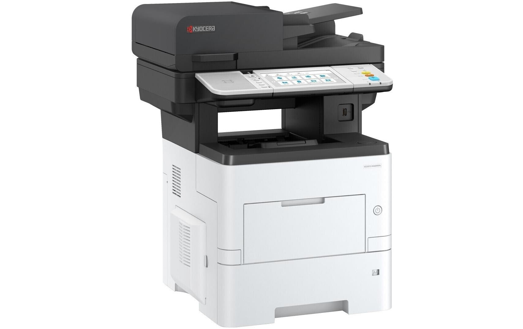 Kyocera MA6000ifx – S/W Laser-MFP A4, 4-in-1 – USB – Duplex, Duplex-ADF – 60 ppm S/W