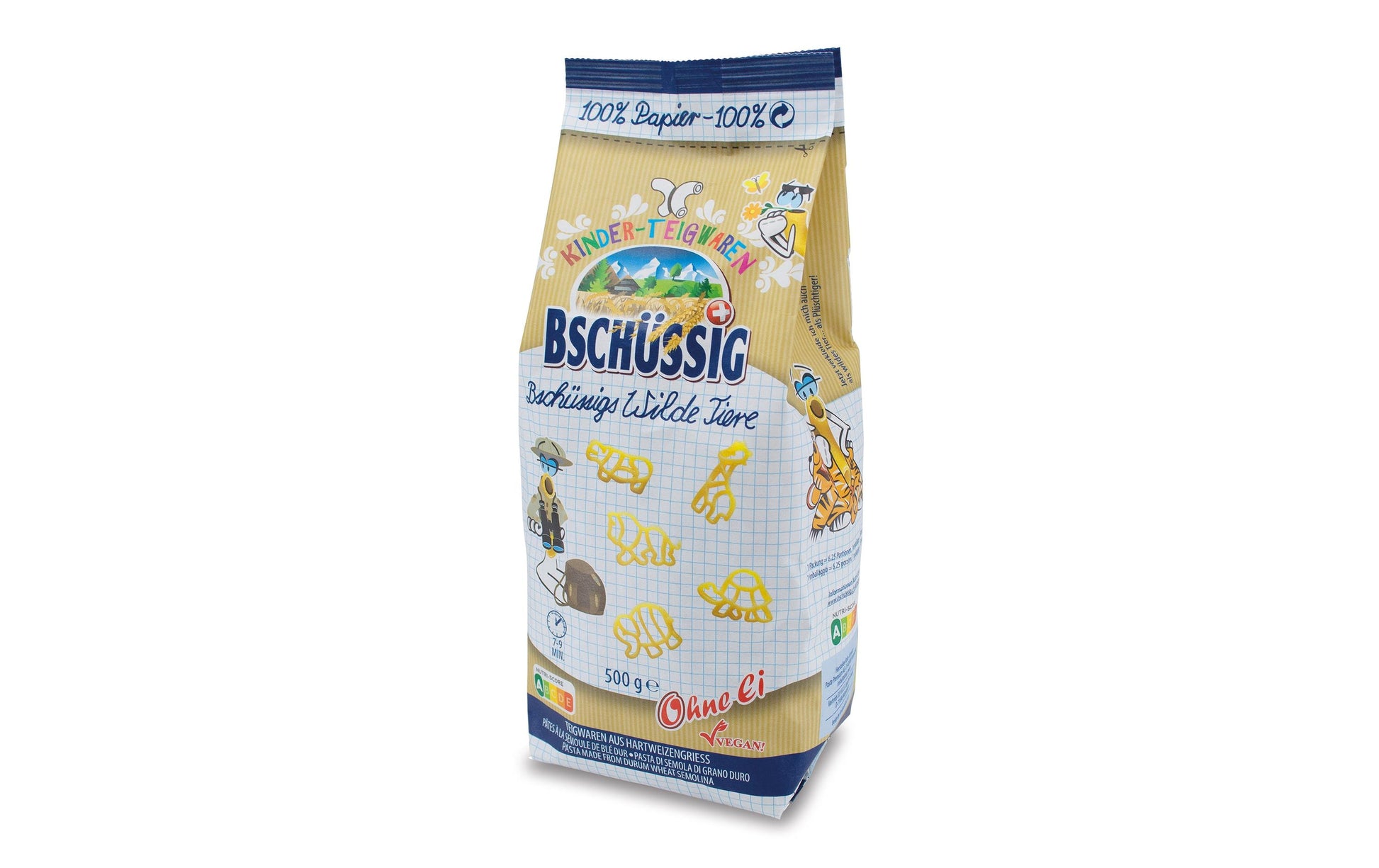 BSCHÜSSIG Nudeln Wilde Tiere Napoli – 500 g