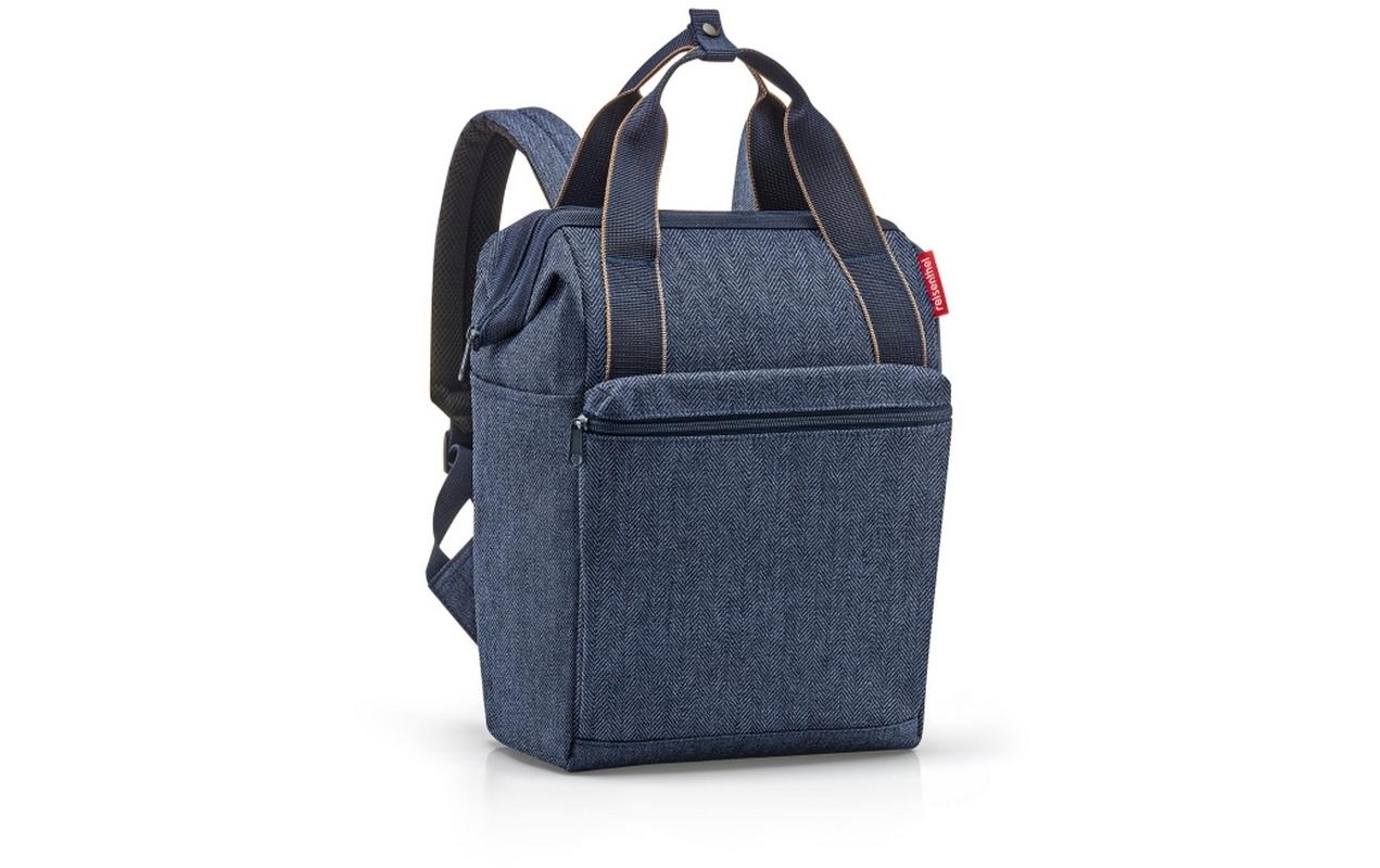 Reisenthel Freizeit-Rucksack – 12 l, Polyester, Herringbone, Dunkelblau