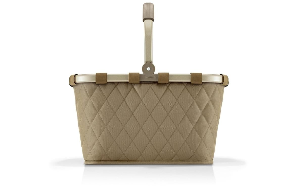 Reisenthel Stofftasche, Polyester, Motiv Rhombus Olive, 480×290×280 mm