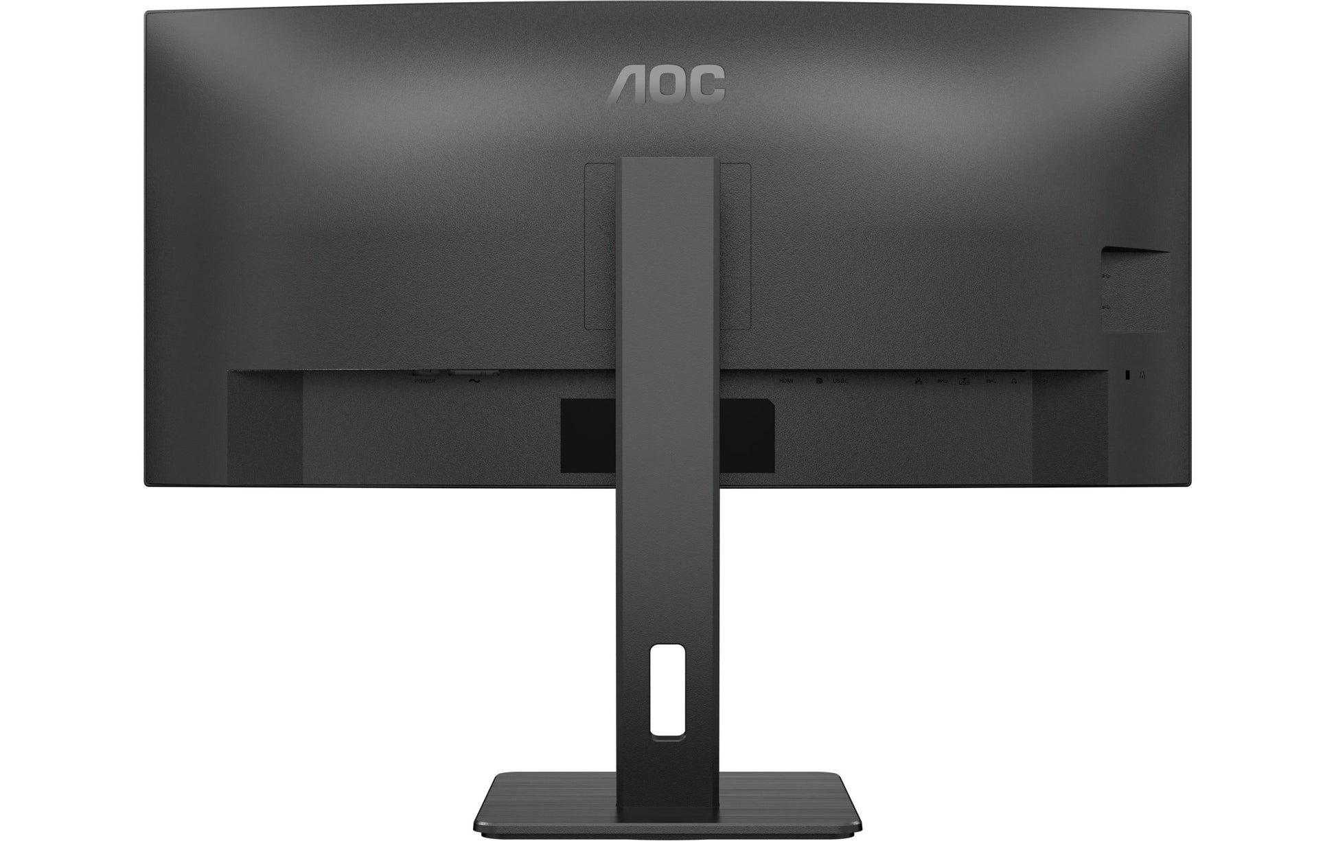 AOC Monitor, 34", 3440 × 1440 (UWQHD), VA, 100 Hz, 300 cd/m², KVM, USB-C, Gebogen, VESA 100 × 100, Schwarz