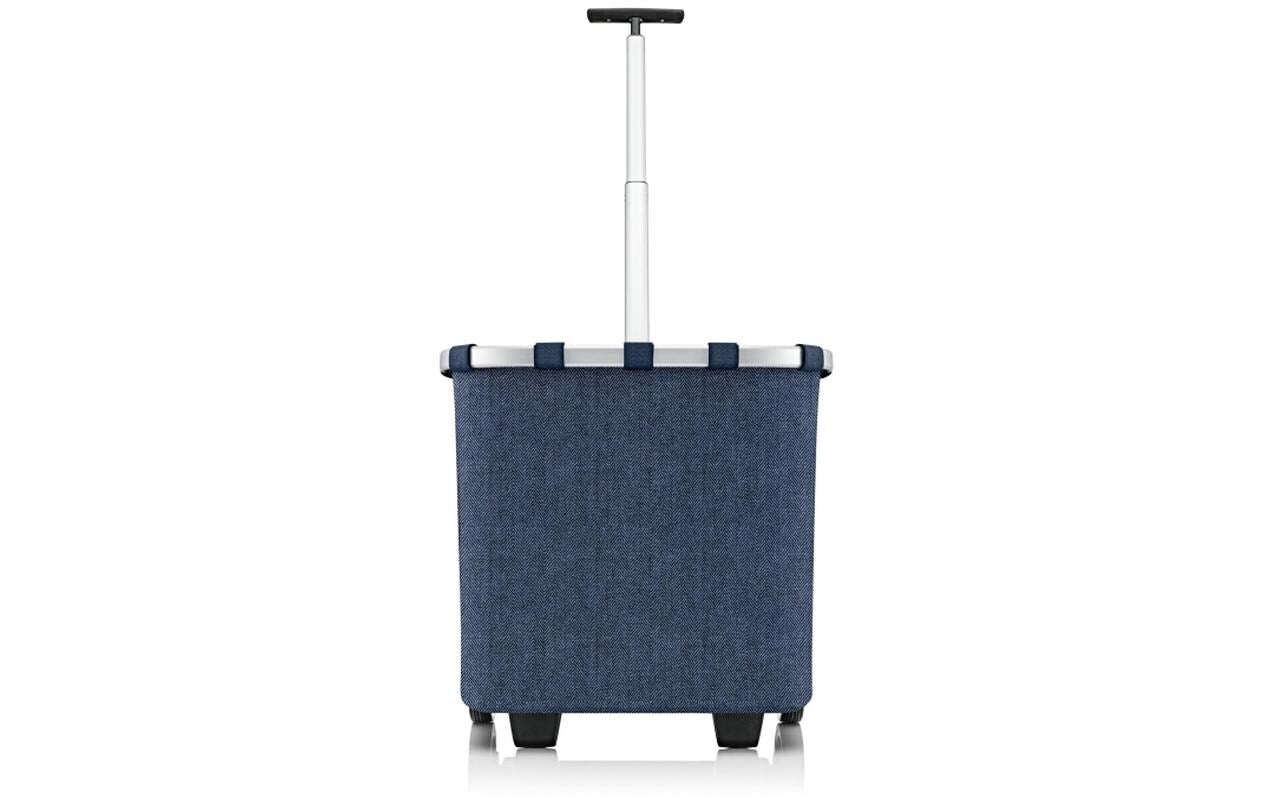 Reisenthel Stofftasche, Polyester, Motiv Herringbone Dunkelblau, 420×475×320 mm