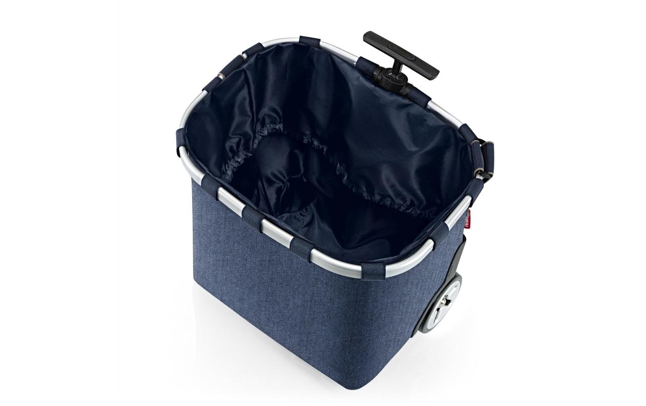 Reisenthel Stofftasche, Polyester, Motiv Herringbone Dunkelblau, 420×475×320 mm