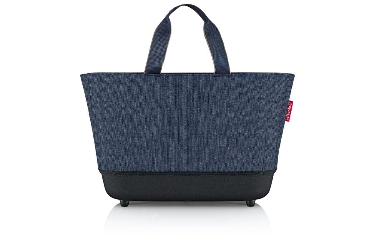 Reisenthel Stofftasche, Polyester, Motiv Herringbone Dunkelblau, 480×280×330 mm