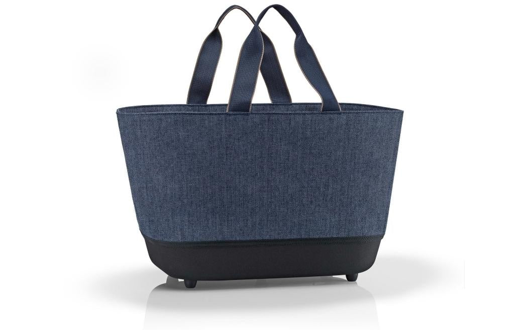 Reisenthel Stofftasche, Polyester, Motiv Herringbone Dunkelblau, 480×280×330 mm
