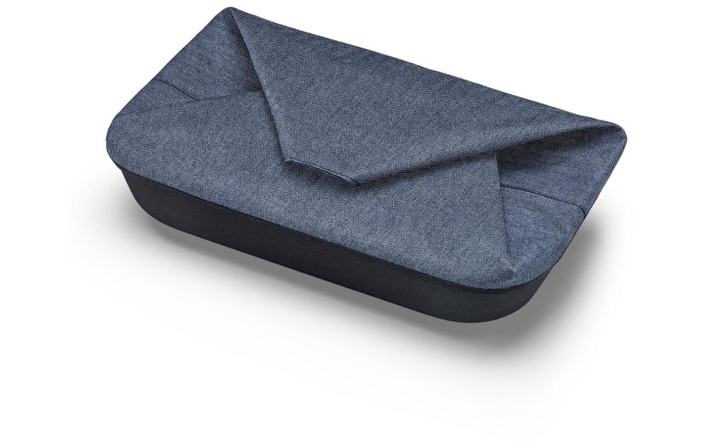 Reisenthel Stofftasche, Polyester, Motiv Herringbone Dunkelblau, 480×280×330 mm