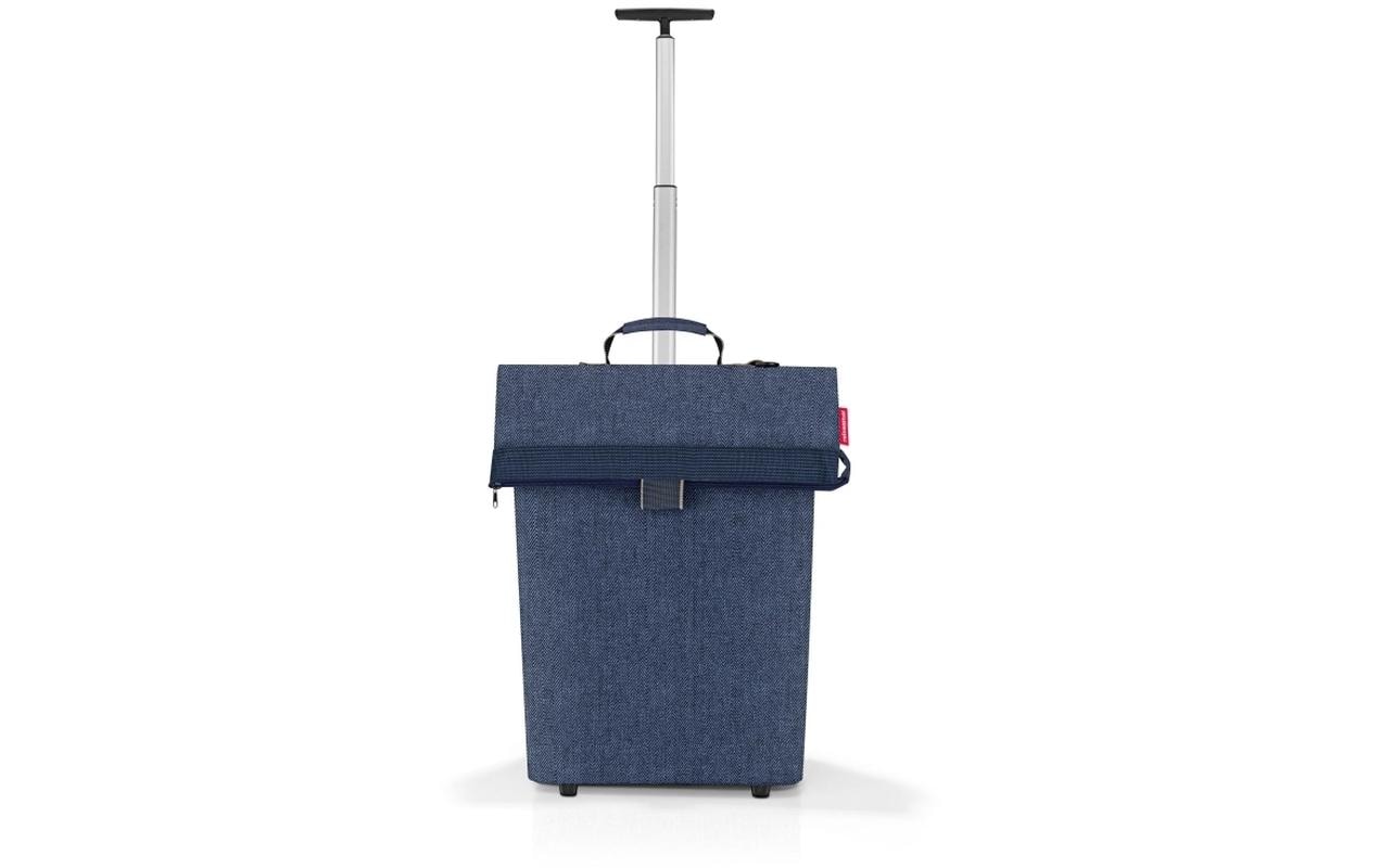 Reisenthel Stofftasche, Polyester, Motiv Herringbone Dunkelblau, 430×530×210 mm