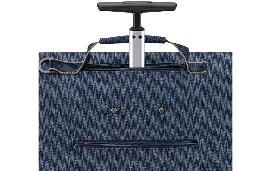 Reisenthel Stofftasche, Polyester, Motiv Herringbone Dunkelblau, 430×530×210 mm