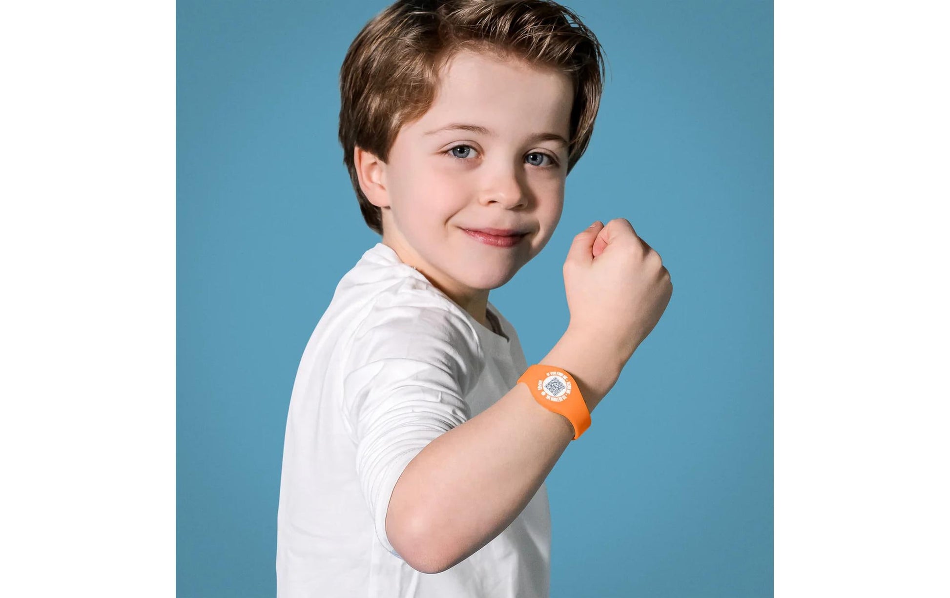 Thnxtags Tag SOS – Trageband – für Thnx Tags App – Orange