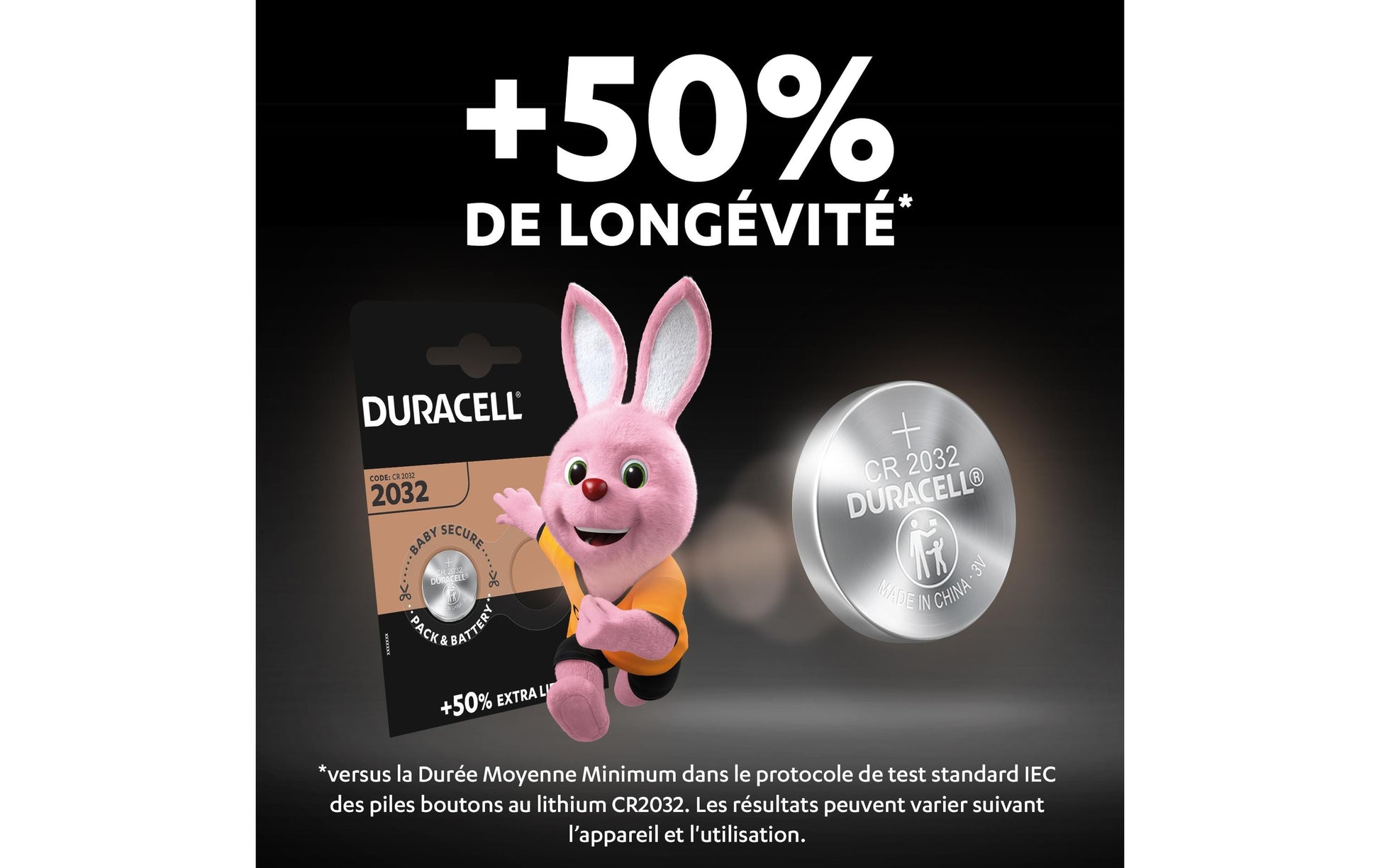 Duracell Knopfzellen CR2032, Lithium, 3 V – 2 Stk.