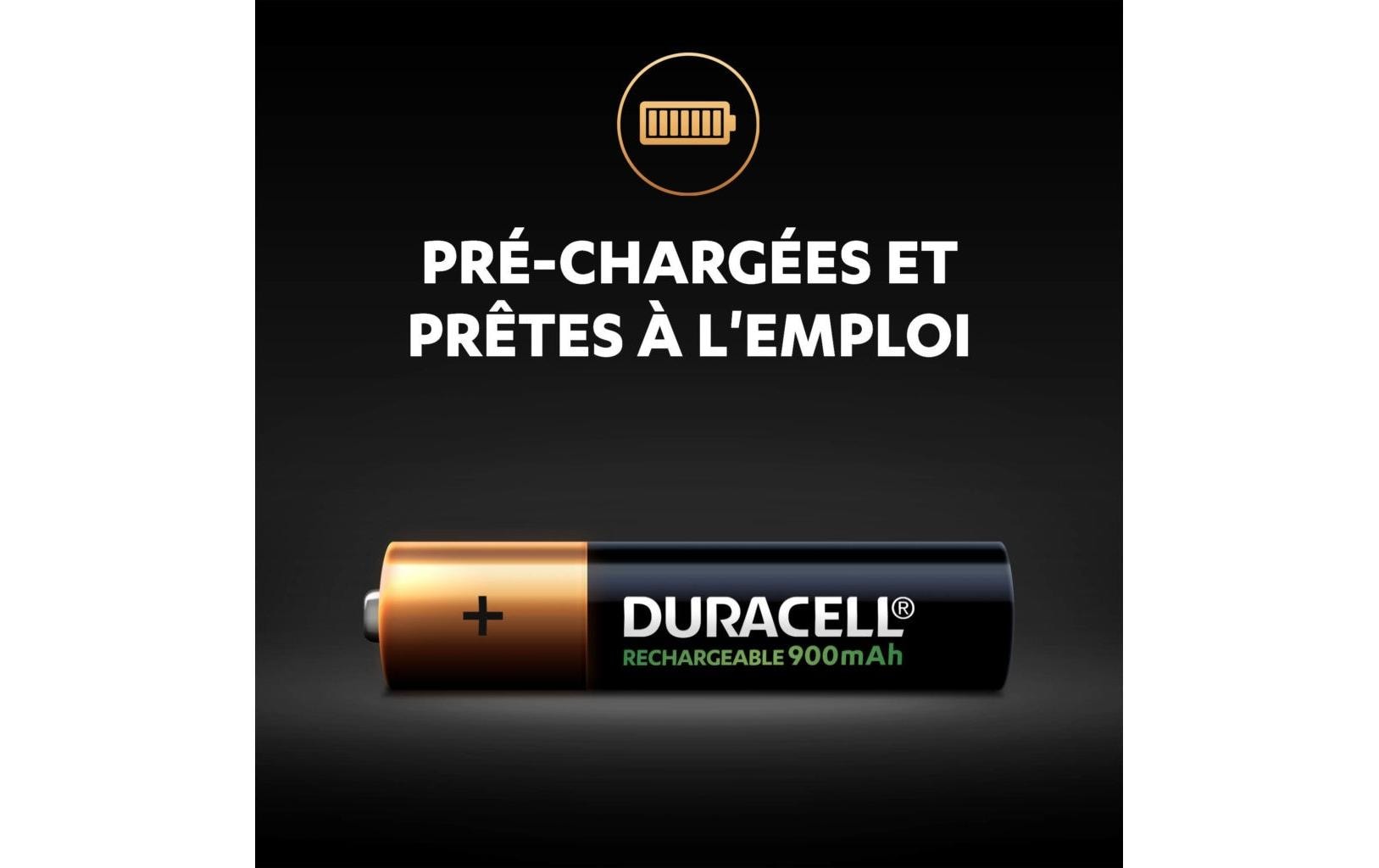 Duracell Akku 1,2 V 900 mAh 1,08 Wh Ni-MH – für Geräte