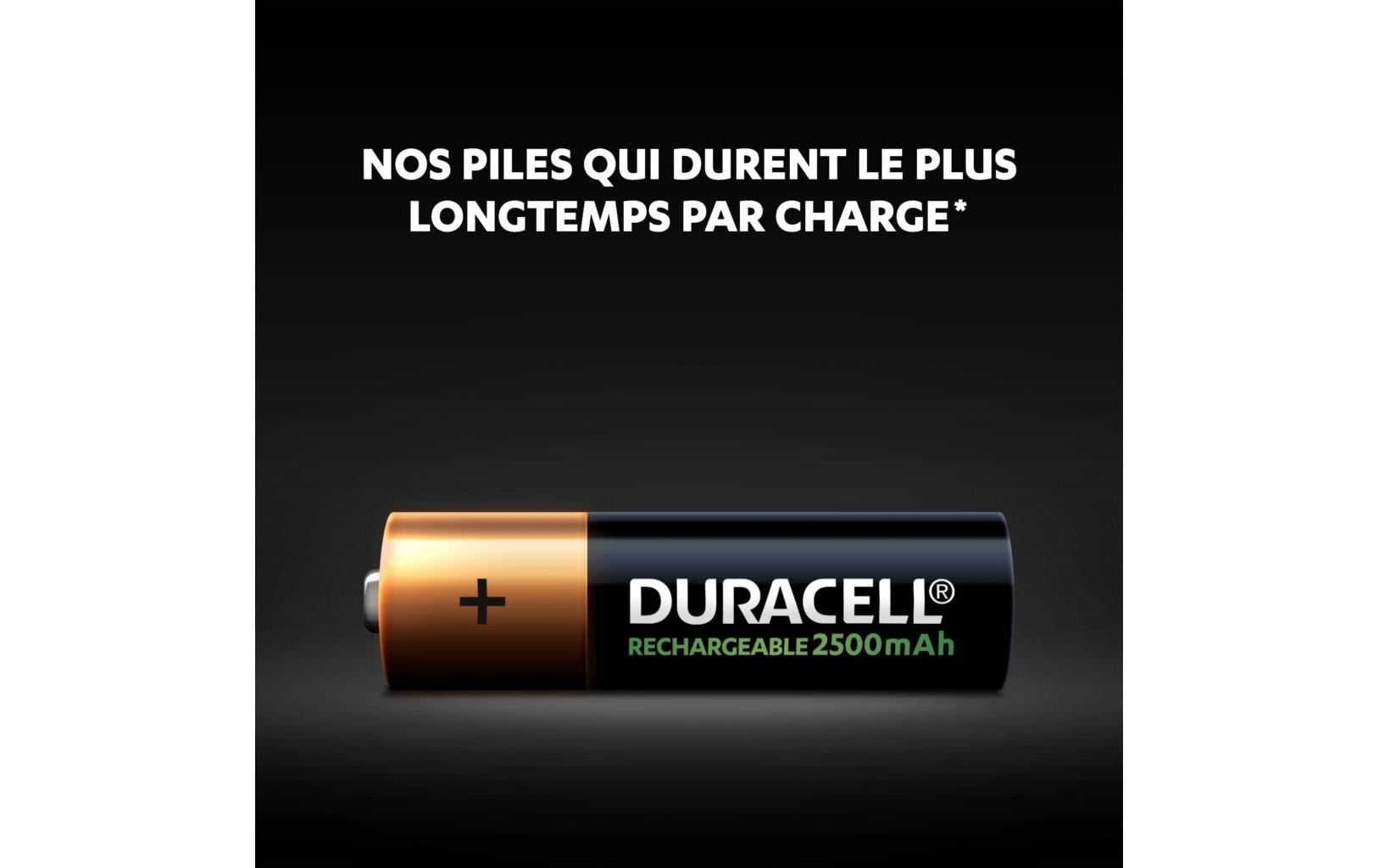 Duracell AA Akkus, NiMH, 2500 mAh, 1,2 V – 2 Stk.