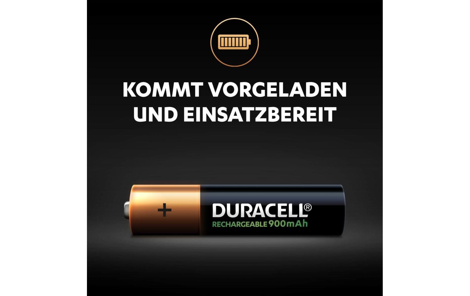 Duracell Akku 1,2 V 900 mAh 1,08 Wh Ni-MH – für Geräte