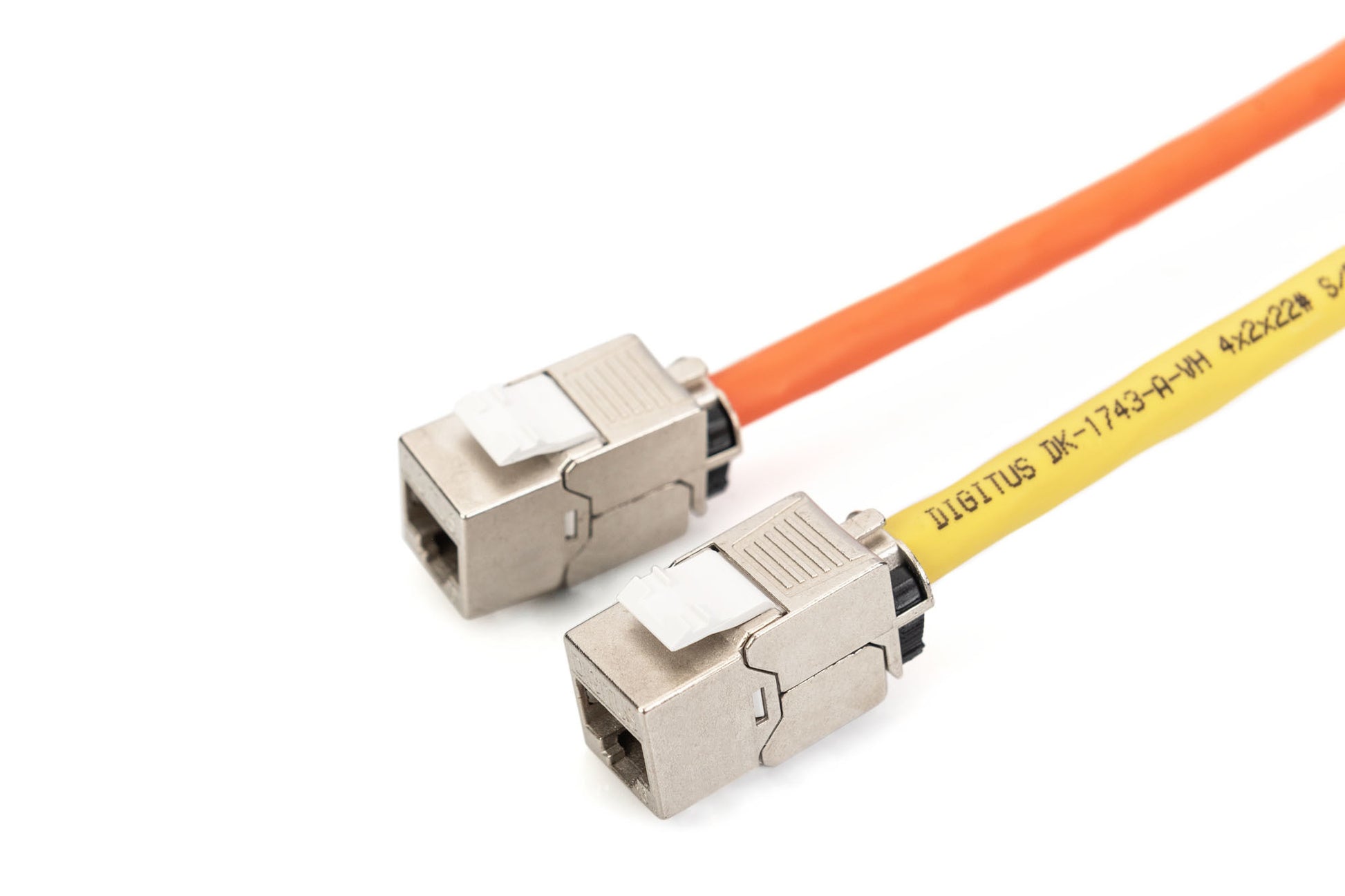 Digitus Cat 6A Keystone-Modul – geschirmt, RJ-45 (LSA), 24er-Set, Silber