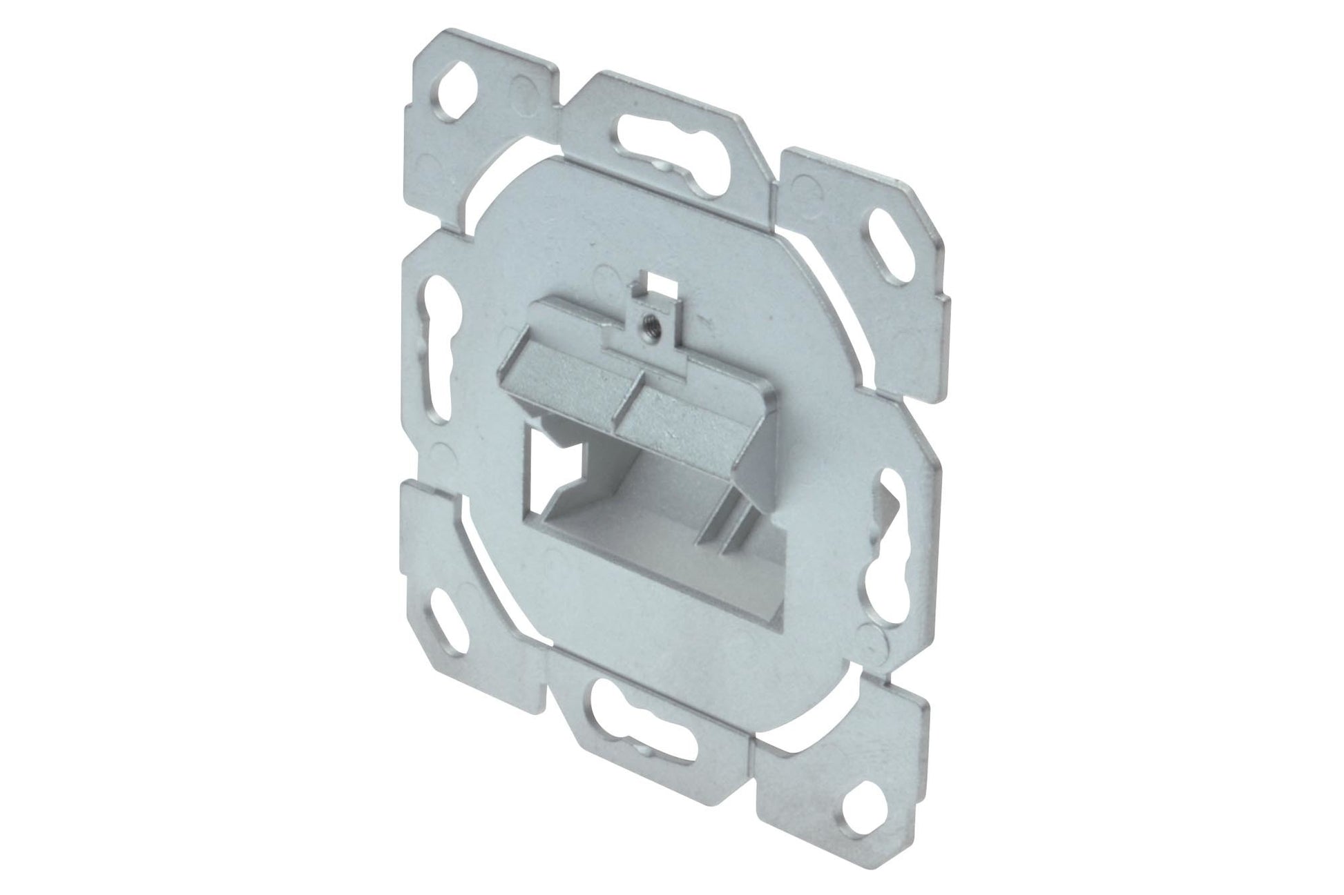 Digitus Keystone-Frontplatte – 1× Modul, 80× 80 mm, schraubenlos, weiss, 1 Stück, für Keystone-Module
