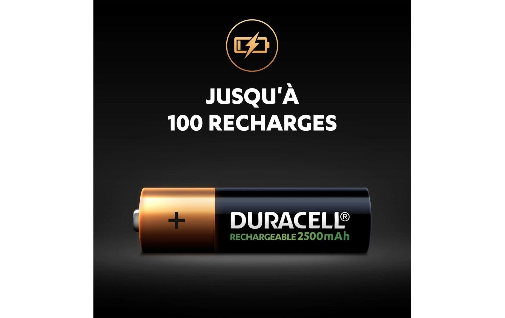 Duracell AA Akkus, NiMH, 2500 mAh, 1,2 V – 2 Stk.