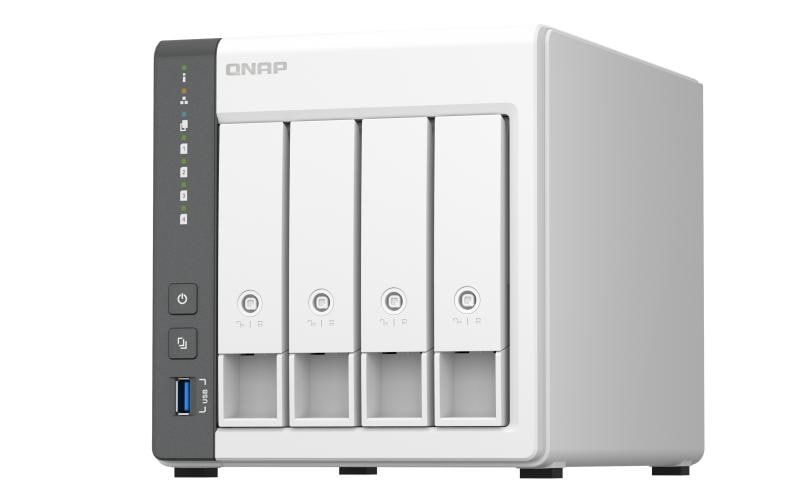 QNAP TS-433-4G NAS – 4 GB, 2,5 GbE, 1 GbE, 4 Einschübe