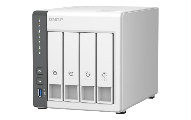 QNAP TS-433-4G NAS – 4 GB, 2,5 GbE, 1 GbE, 4 Einschübe