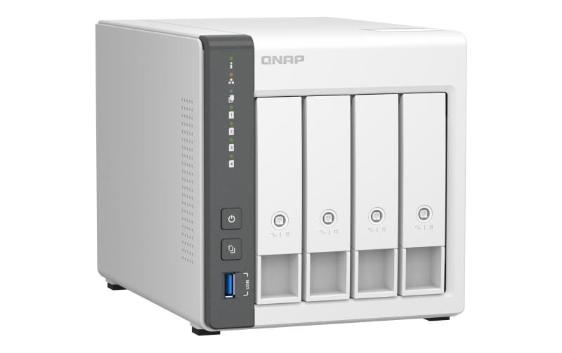 QNAP TS-433-4G NAS – 4 GB, 2,5 GbE, 1 GbE, 4 Einschübe
