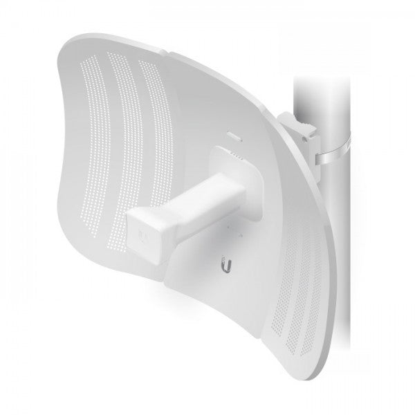 Ubiquiti LiteBeam M5 – 5,15–5,875 GHz Funkbrücke, 23 dBi, 100 Mbit/s, PoE, Weiss