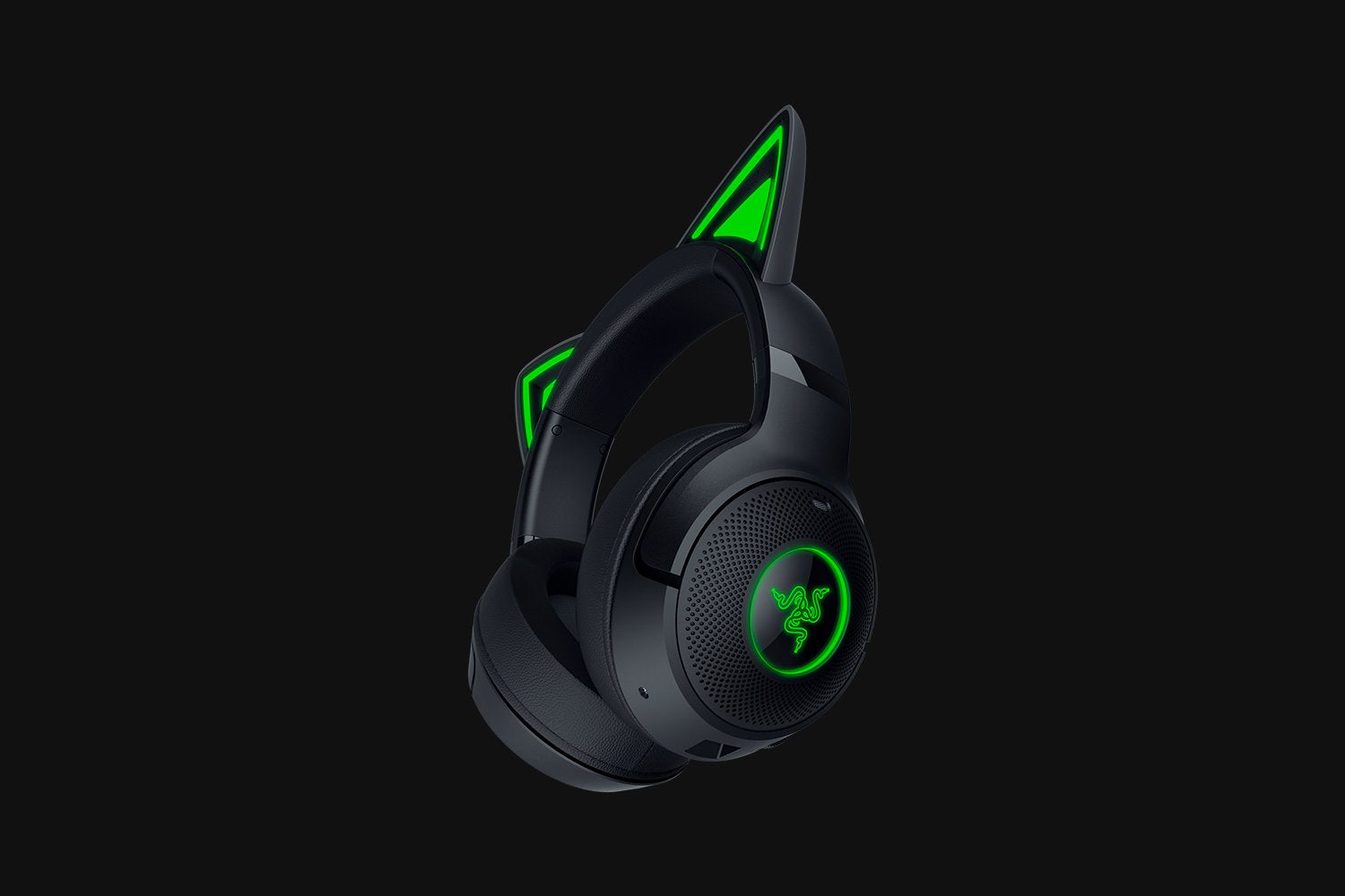 Razer Kraken Kitty BT V2 Gaming-Headset – Over-Ear, Stereo, BT, ANC, Schwarz, BT 5.2