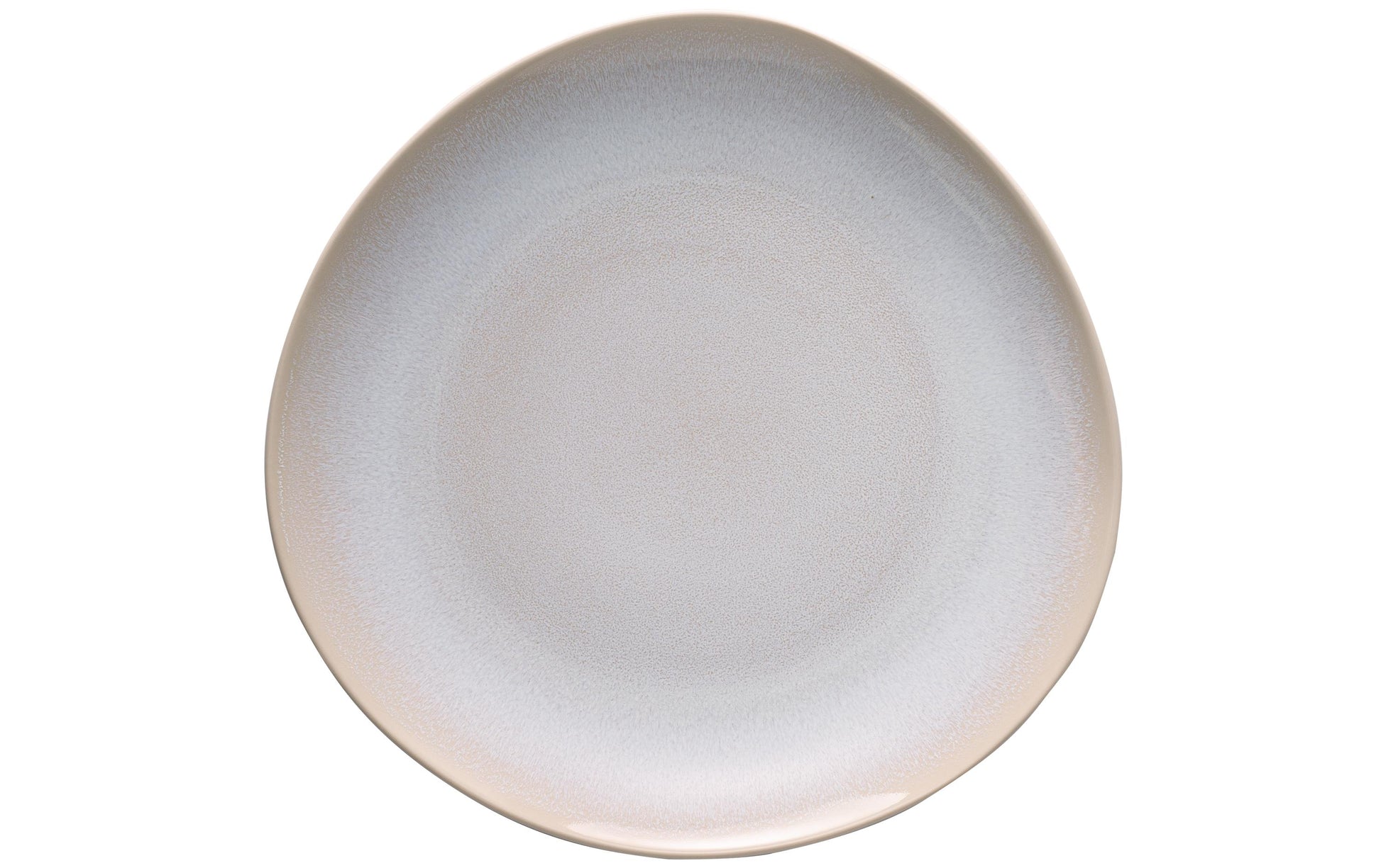 Sola Speise-Service – 12-teilig, Ø 25 cm (Speiseteller), Steingut, Hellgrau, spülmaschinenfest