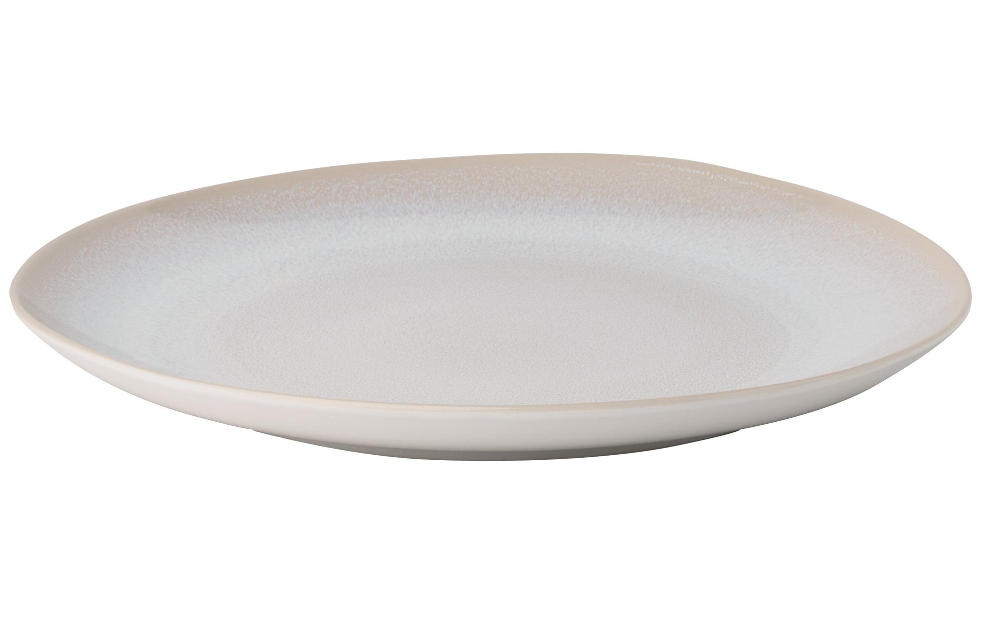 Sola Speise-Service – 12-teilig, Ø 25 cm (Speiseteller), Steingut, Hellgrau, spülmaschinenfest