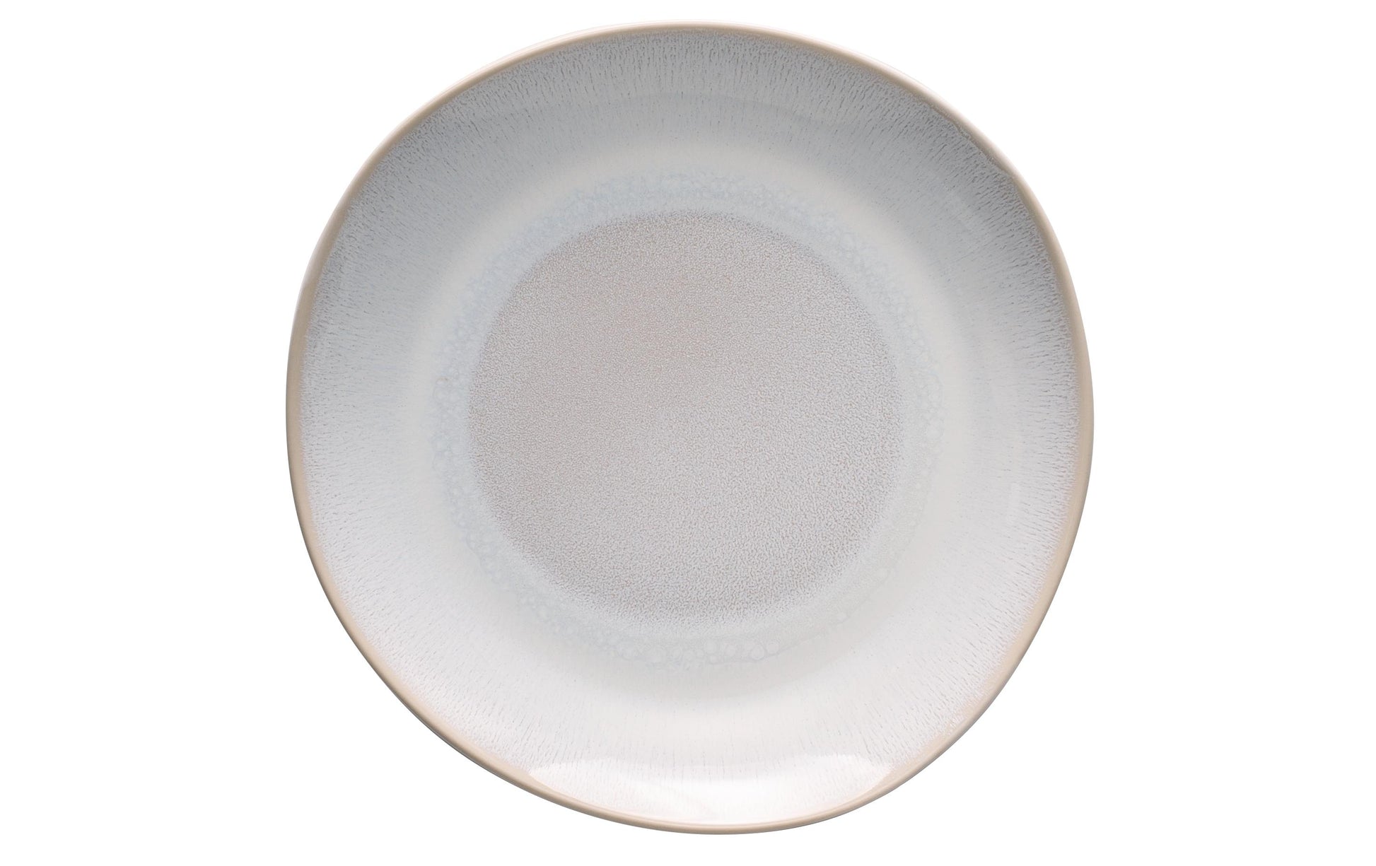 Sola Speise-Service – 12-teilig, Ø 25 cm (Speiseteller), Steingut, Hellgrau, spülmaschinenfest