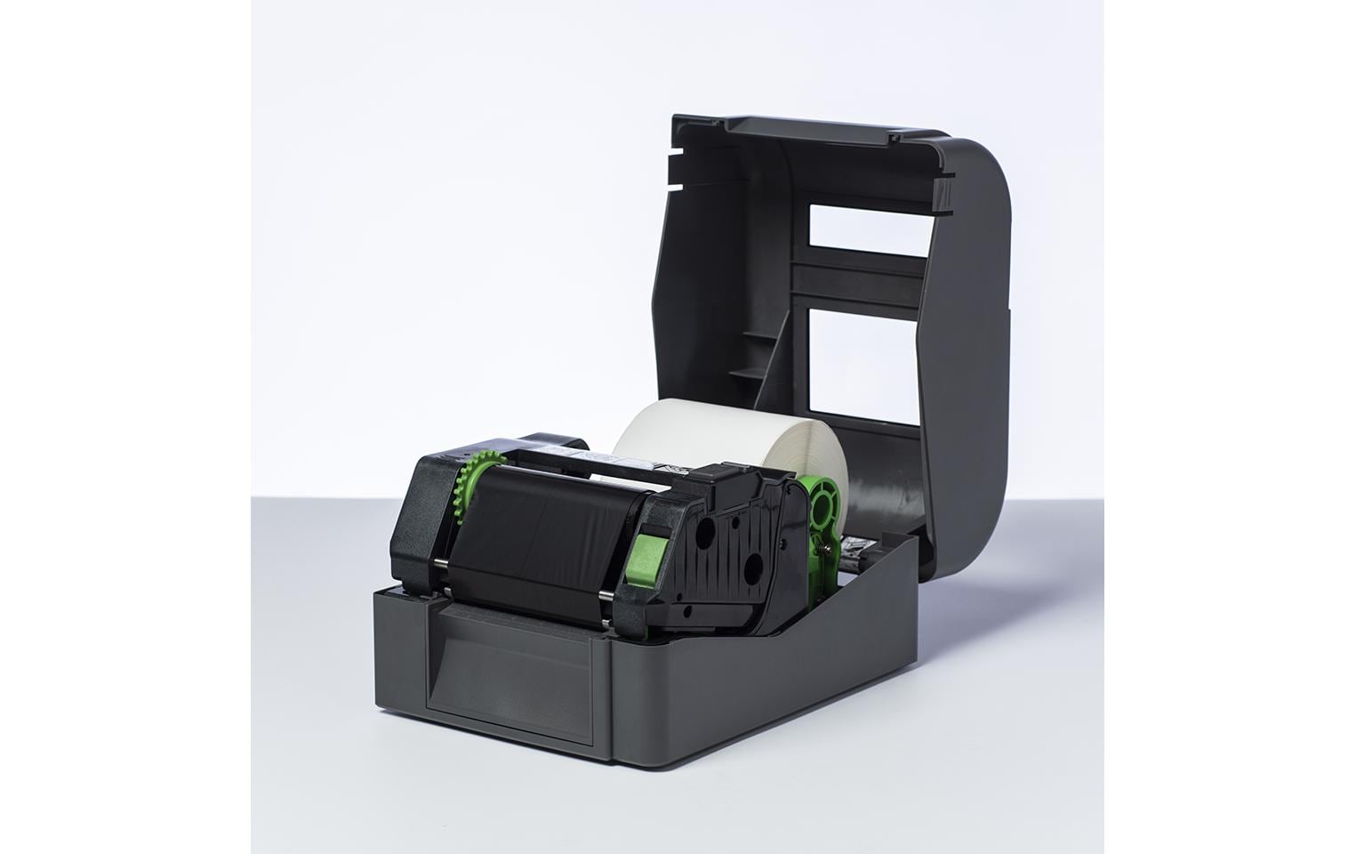 Brother Thermotransferband Harz, Schwarz – 110 mm × 300 m – für TD-4420TN/TD-4520TN/TD-4650TNWB und andere