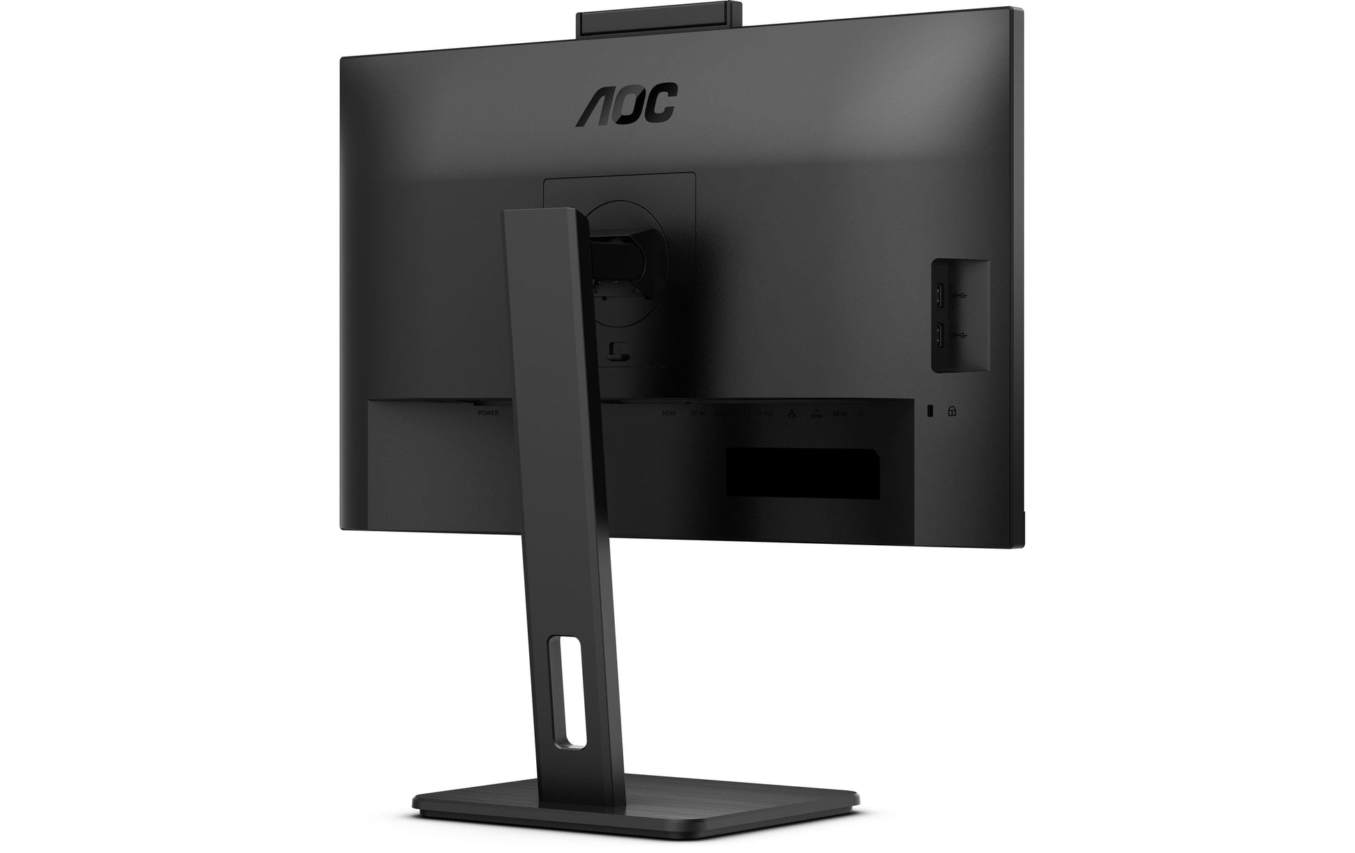 AOC 24P3CW – Monitor, 23,8", IPS, 75 Hz, 300 cd/m², Webcam, USB-C (65 W PD), VESA 100 × 100, Schwarz