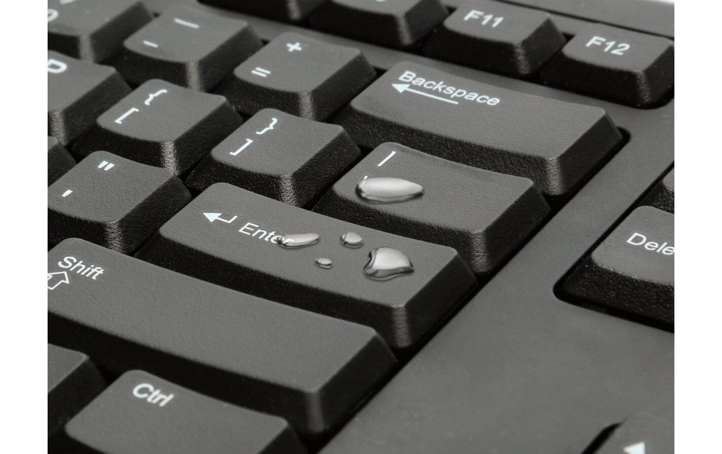 Kensington ValuKeyboard – Kabelgebundene Tastatur (USB-A), Schwarz
