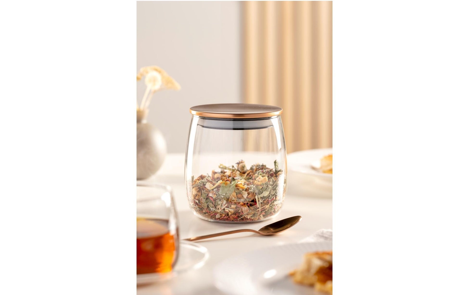 LEONARDO Vorratsdose 800 ml, Ø 10 × 14 cm, Glas, Transparent