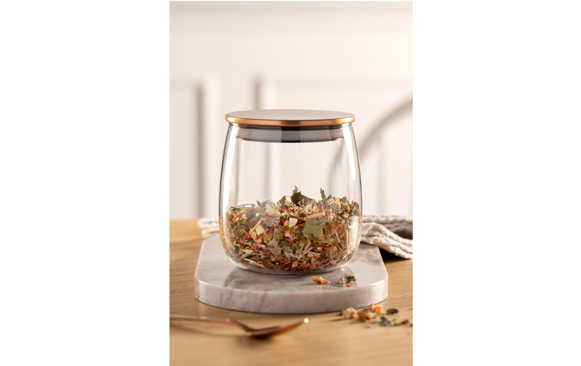 LEONARDO Vorratsdose 800 ml, Ø 10 × 14 cm, Glas, Transparent