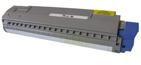 Peach Toner 44059105 – gelb, 8000 Seiten – für OKI C 810 CDTN/C 810 DN/C 810 N und andere