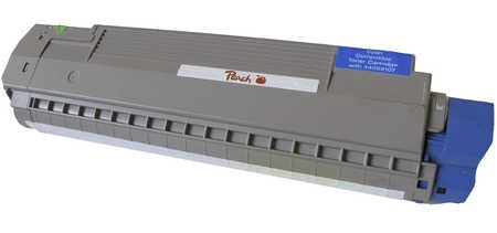 Peach Toner 44059107 – cyan, 8000 Seiten – für OKI C 810 CDTN/C 810 DN/C 810 N und andere