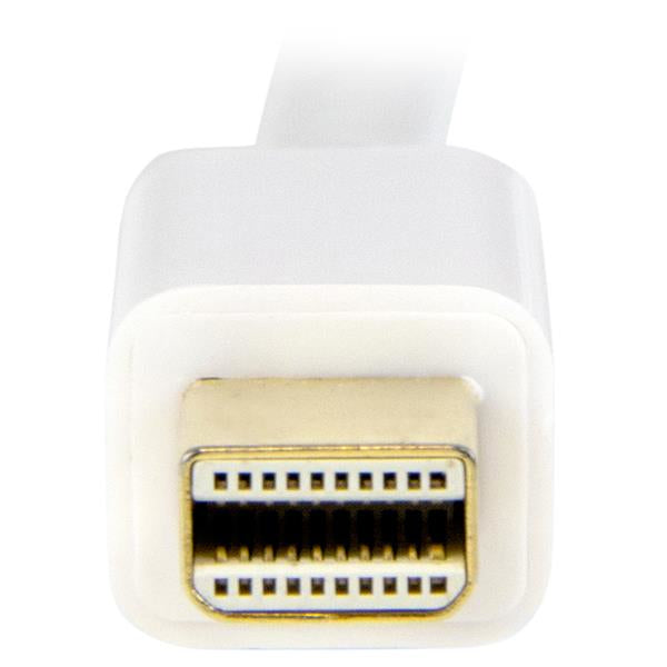 StarTech.com Mini DisplayPort zu HDMI Kabel – 4K (3840 × 2160) @ 30 Hz, 2 m, HDMI 1.4, Weiss
