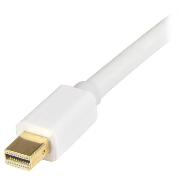 StarTech.com Mini DisplayPort zu HDMI Kabel – 4K (3840 × 2160) @ 30 Hz, 2 m, HDMI 1.4, Weiss
